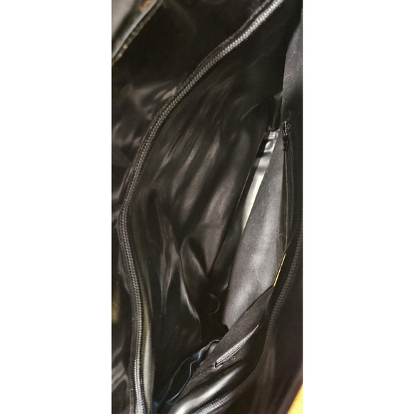 Bally Black & Gray Suede and Leather Satchel Bag - Picture 14 of 14